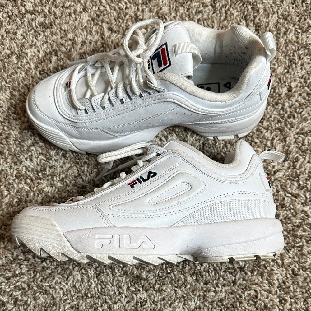 Fila Classic White Athletic Shoes